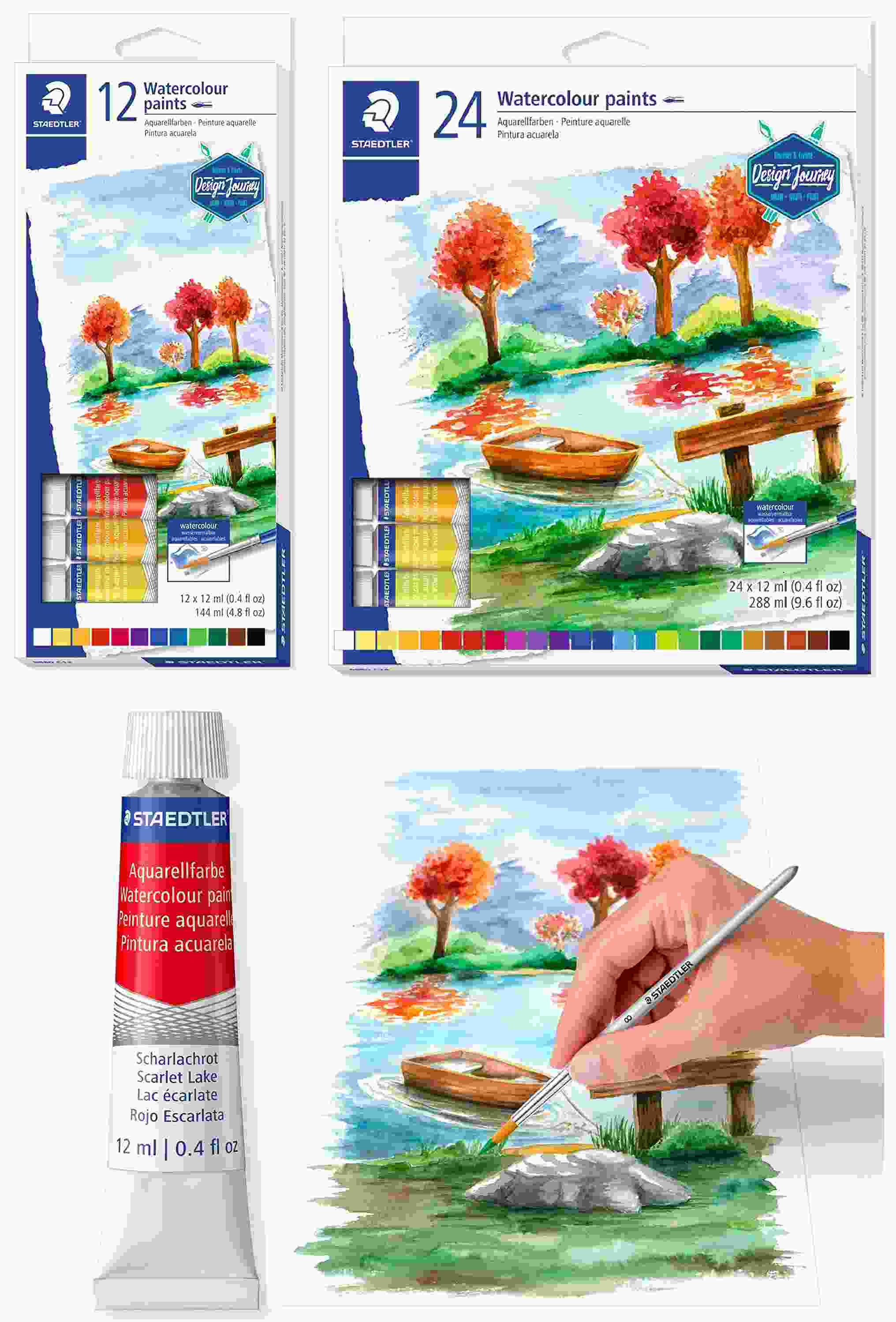 Acuarelas Staedtler en tubo